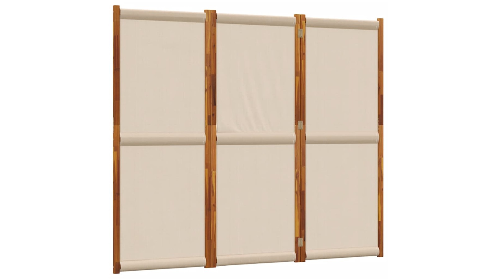 vidaXL 3-Panel Taupe 210 x 180cm Room Divider