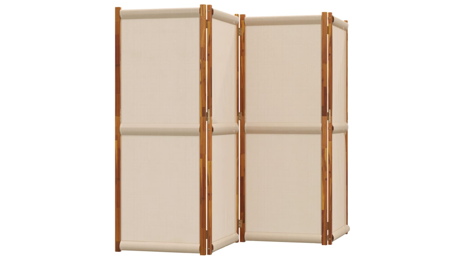 vidaXL 4-Panel Taupe 280 x 180cm Room Divider