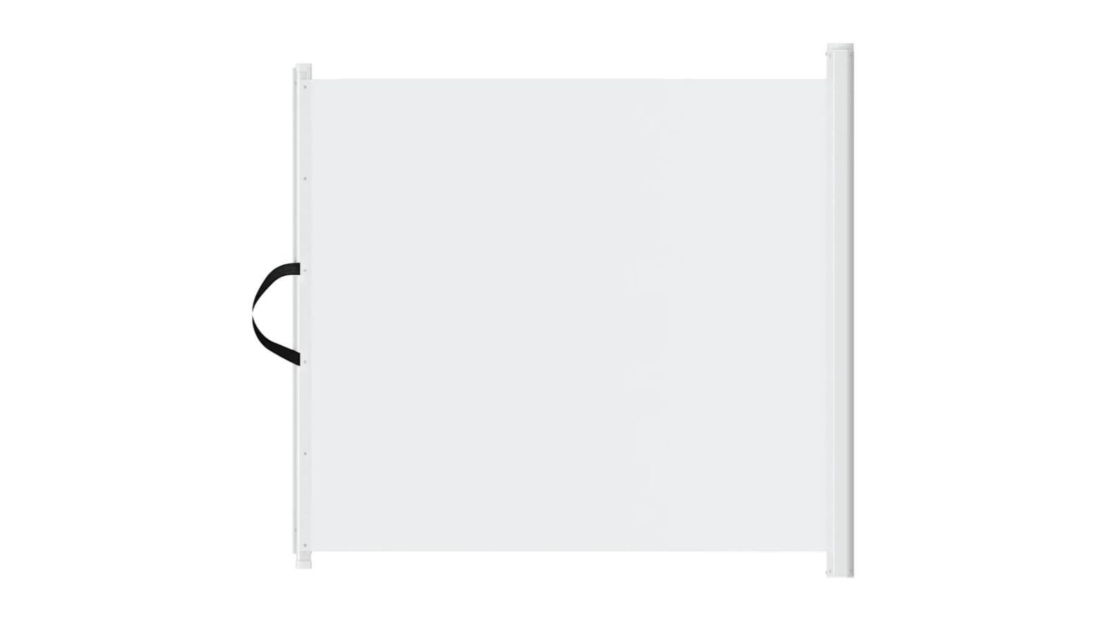 vidaXL White Retractable Pet Gate - 102.5 x 125cm