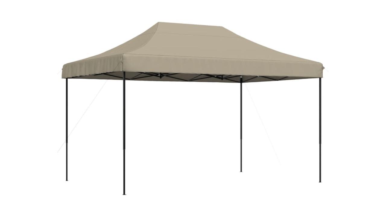vidaXL 440 x 292 x 315cm Pop-Up Foldable Party Tent - Taupe