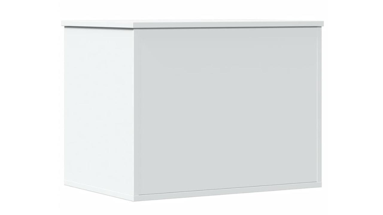 vidaXL White Engineered Wood Storage Box - 60 x 42 x 46cm