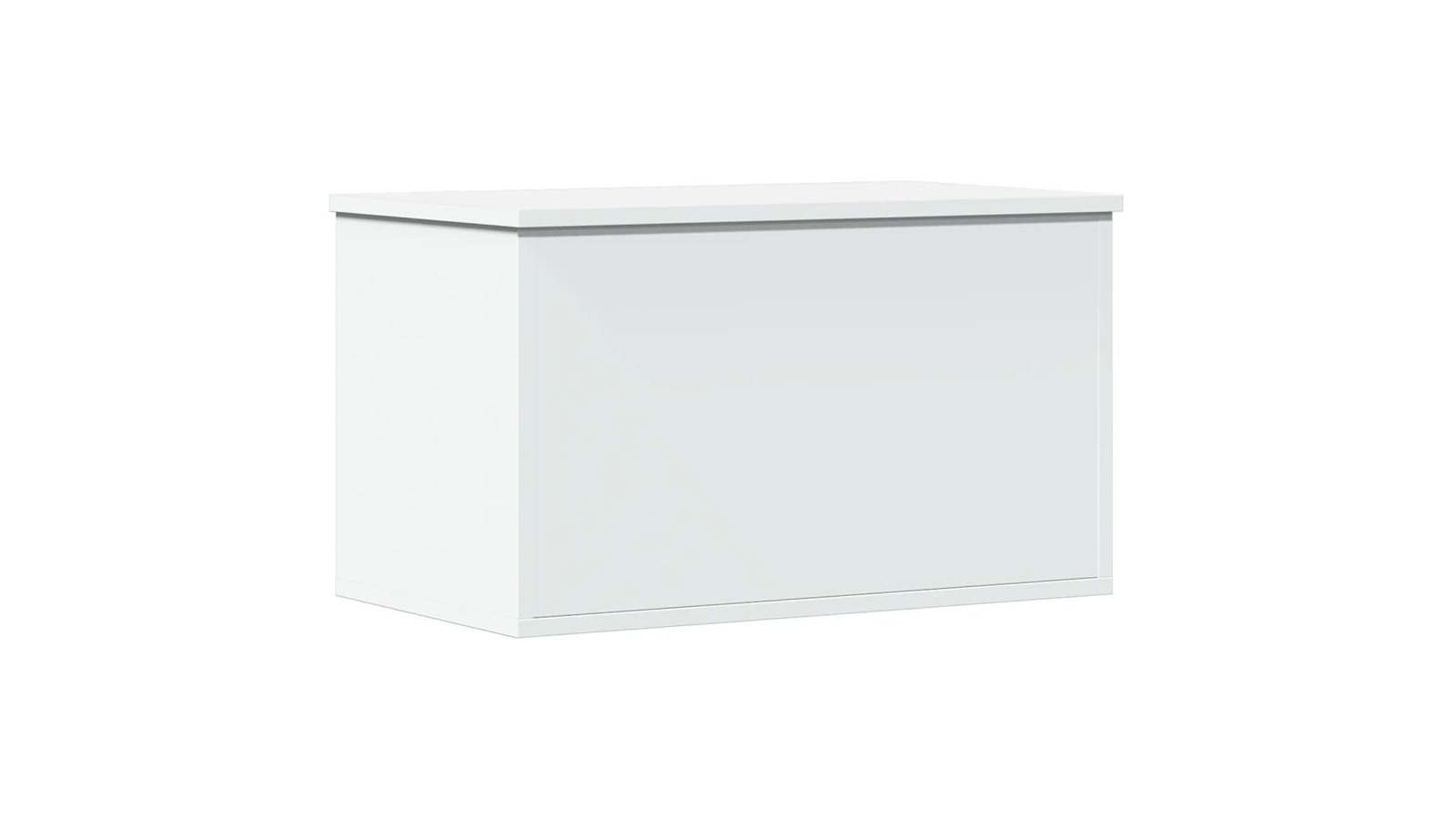 vidaXL White Engineered Wood Storage Box - 60 x 35 x 35cm