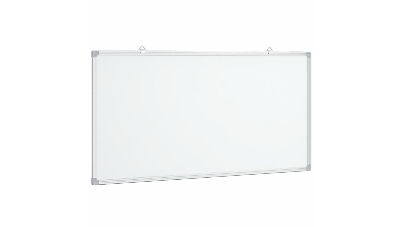 vidaXL Aluminium Magnetic Whiteboard - 100 x 50 x 1.7cm
