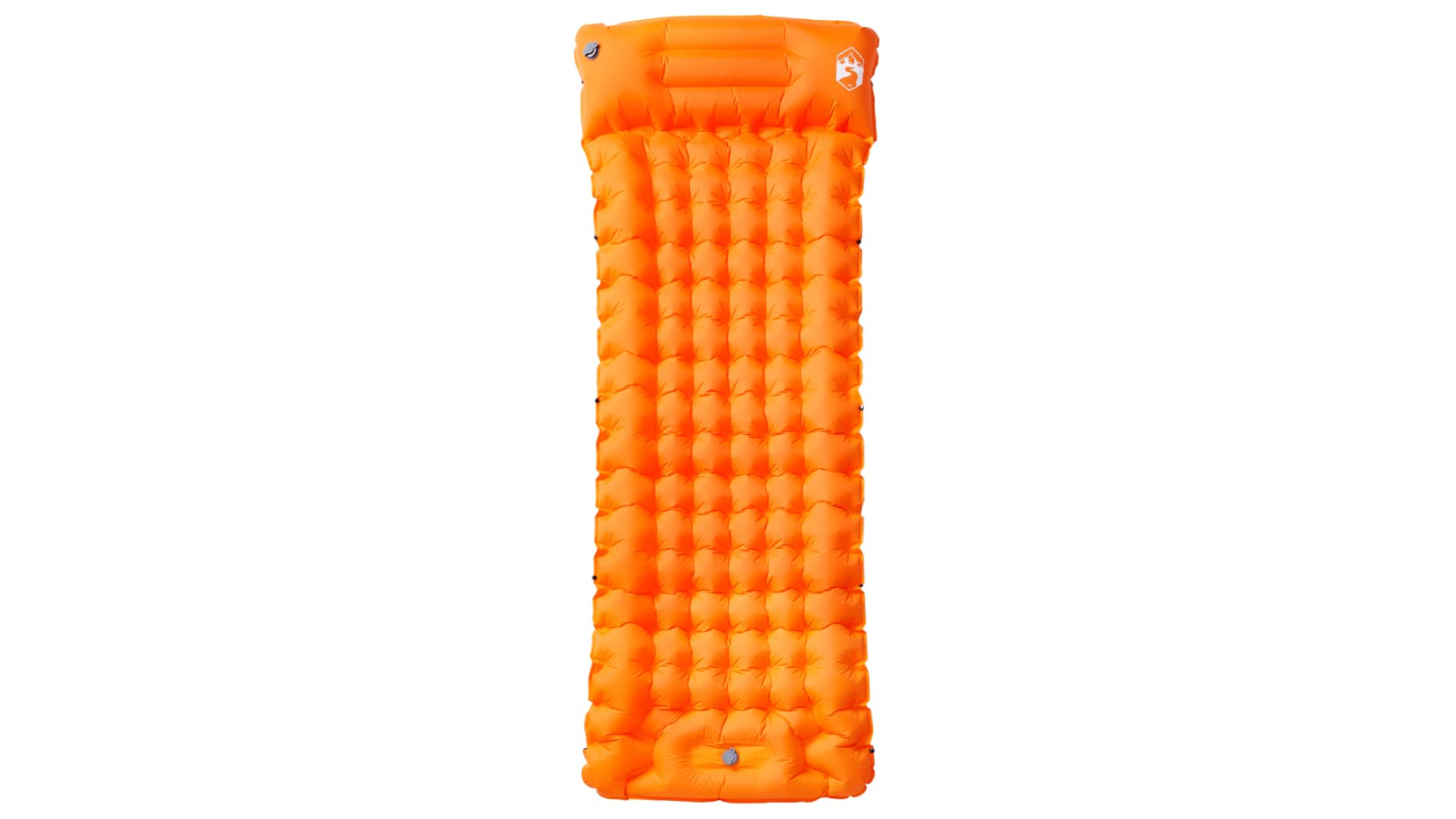 vidaXL Self Inflating Camping Mattress with Pillow - Orange