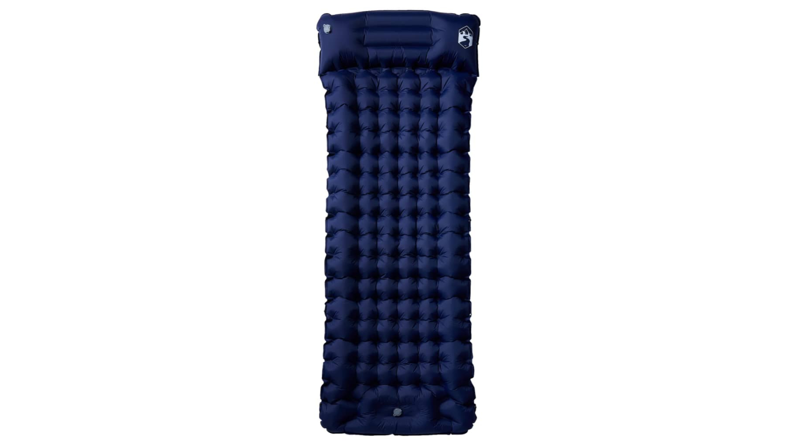 vidaXL Self Inflating Camping Mattress with Pillow - Navy Blue