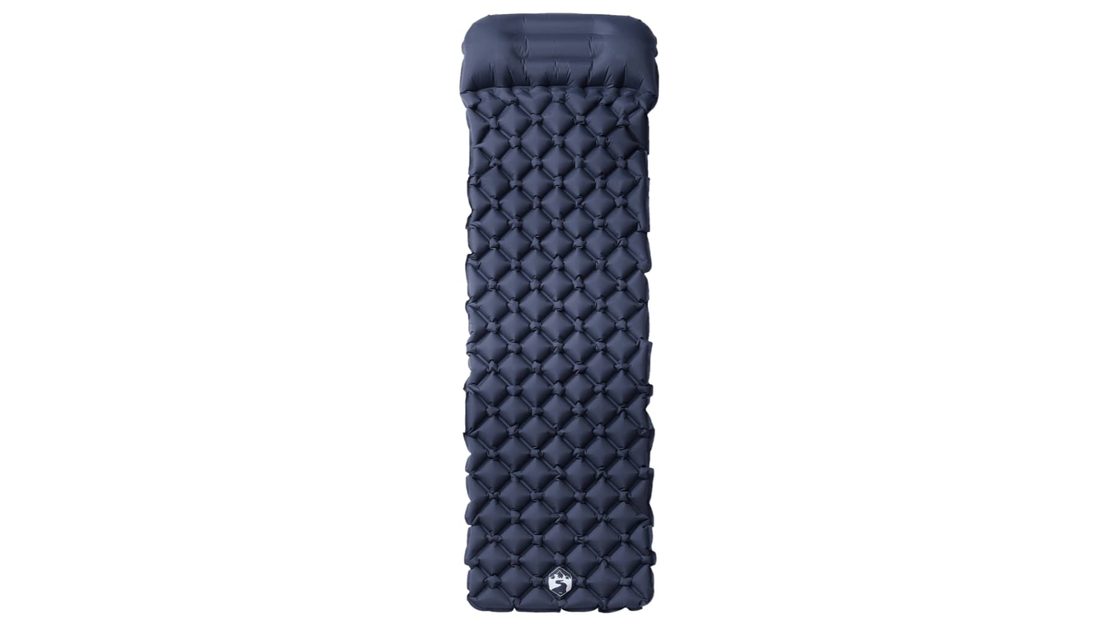 vidaXL Inflating Camping Mattress with Pillow - Grey
