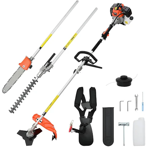 vidaXL 4-in-1 Function Orange 52cc 1.45kW Brush Cutter
