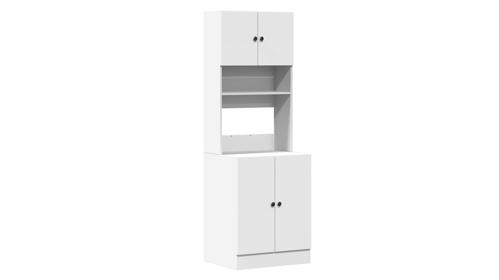 vidaXL White Engineered Wood 60 x 50 x 180cm Kitchen Cabinet