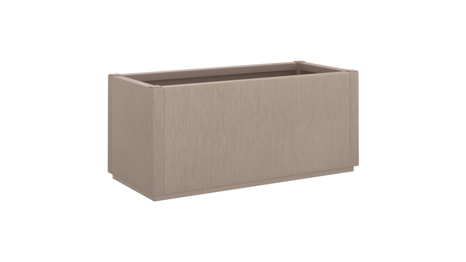 vidaXL 80 x 36 x 35cm PP Garden Planter - Light Brown