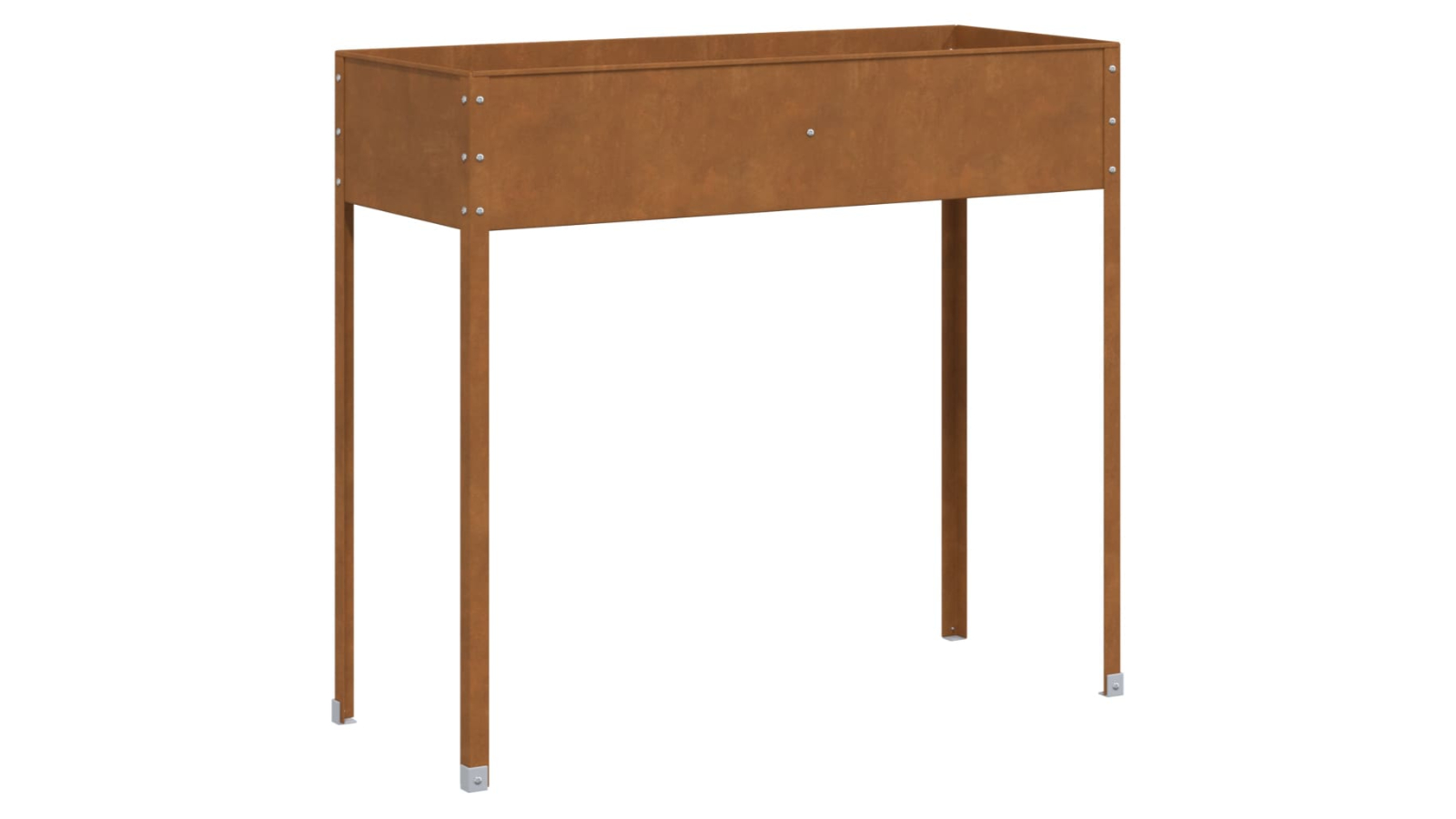 vidaXL Steel Weathering Garden Planter - 100.5 x 40.5 x 90cm