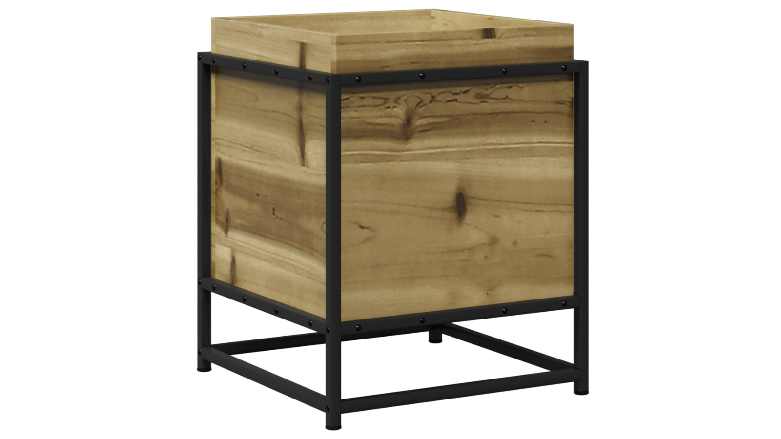 vidaXL Impregnated Pine Wood Garden Planter - 40 x 40 x 50cm