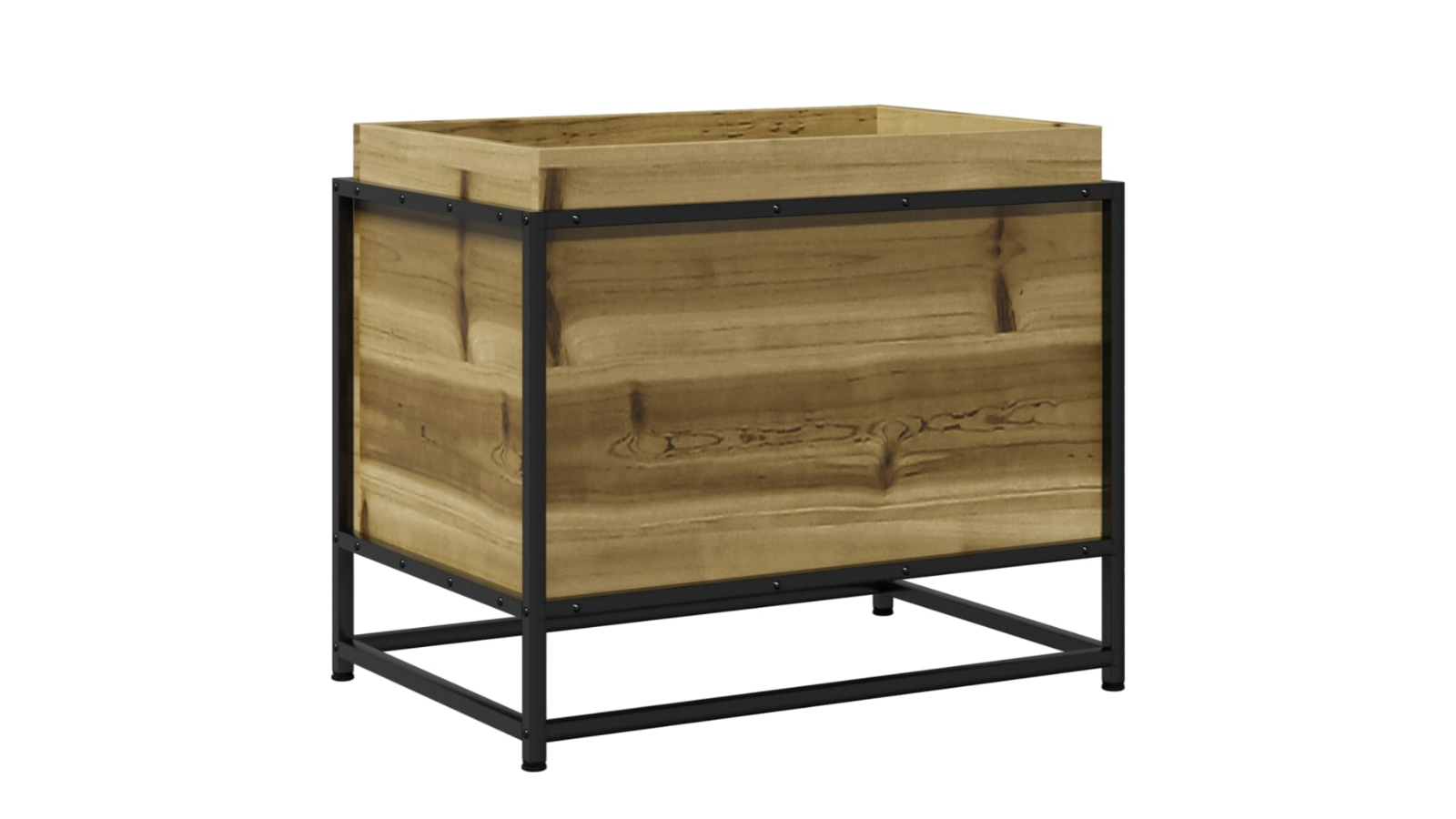 vidaXL Impregnated Pine Wood Garden Planter - 60 x 40 x 50cm