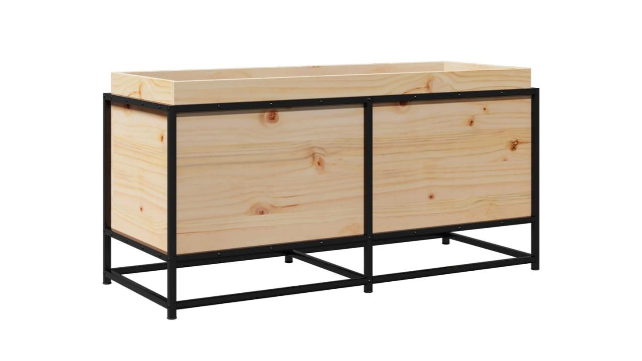vidaXL Solid Pine Wood Garden Planter - 100 x 40 x 50cm