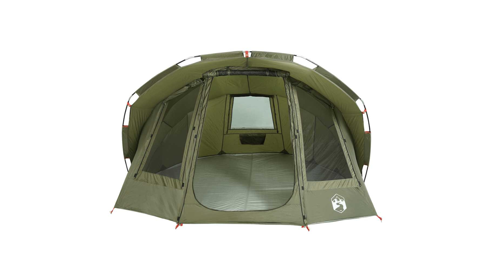 vidaXL 5-Person Olive Green Waterproof Fishing Tent