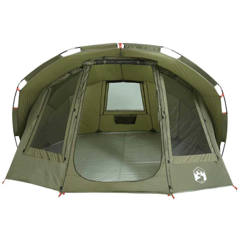 vidaXL 5-Person Olive Green Waterproof Fishing Tent