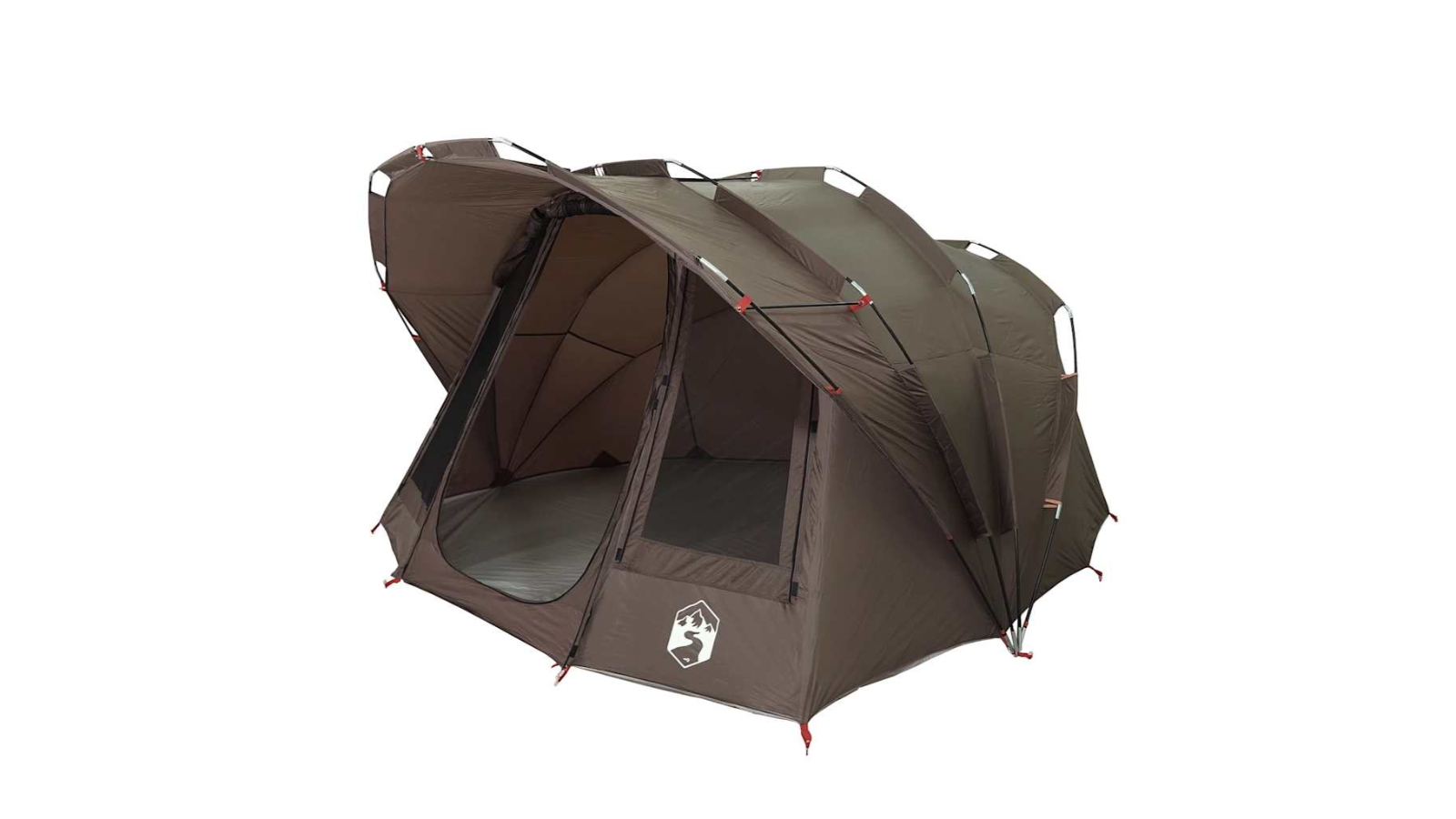 vidaXL 5-Person Waterproof Fishing Tent - Brown