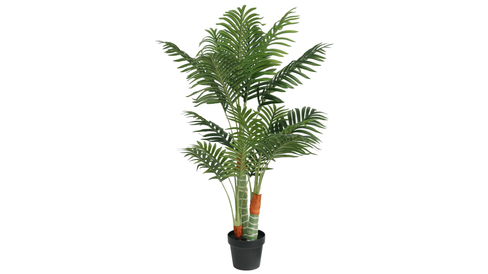 vidaXL Green PP 120cm Artificial Palm Tree with 3-Trunk
