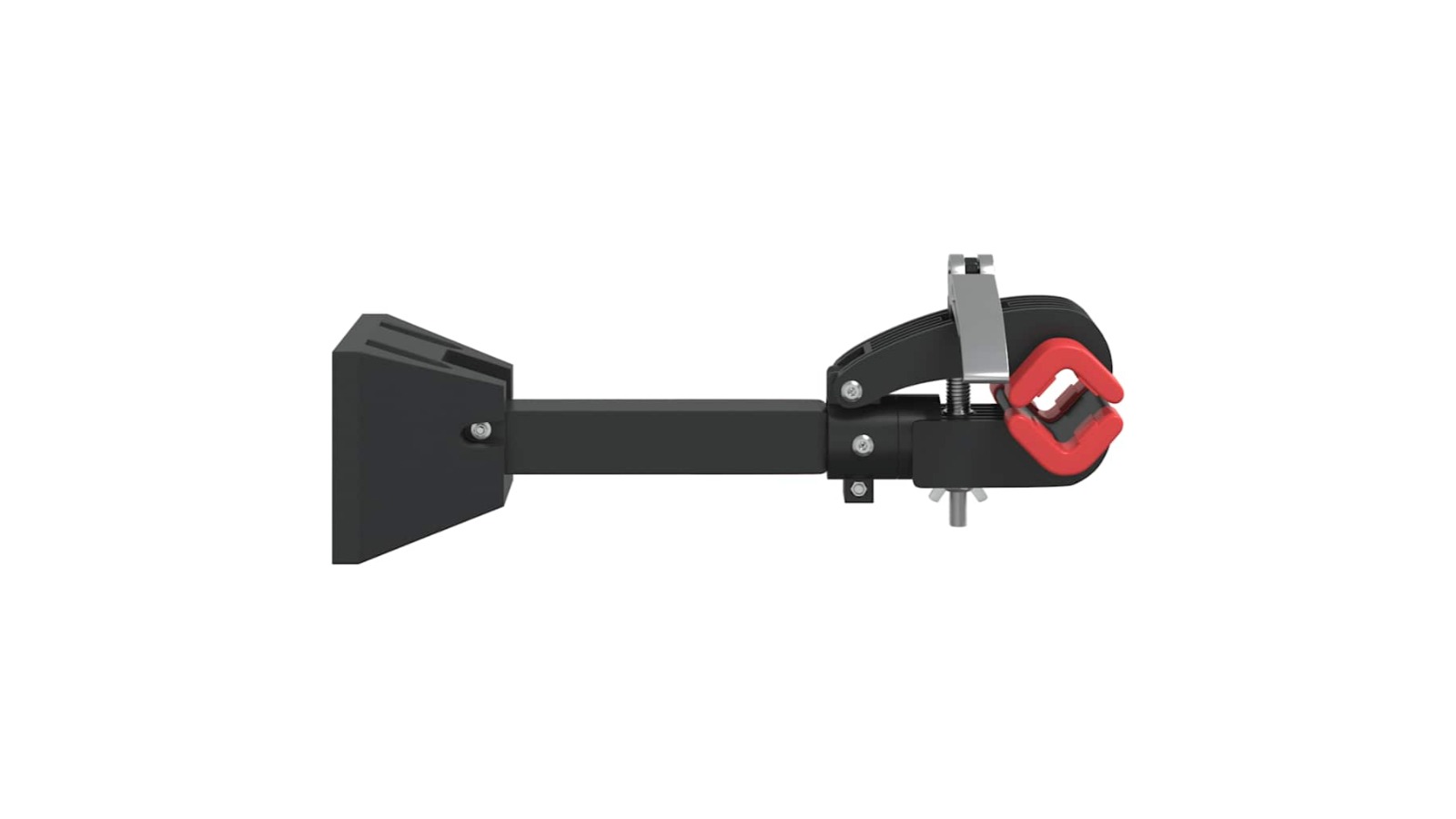 vidaXL Red/Black Steel Wall Mounted Foldable Bike Repair Stand
