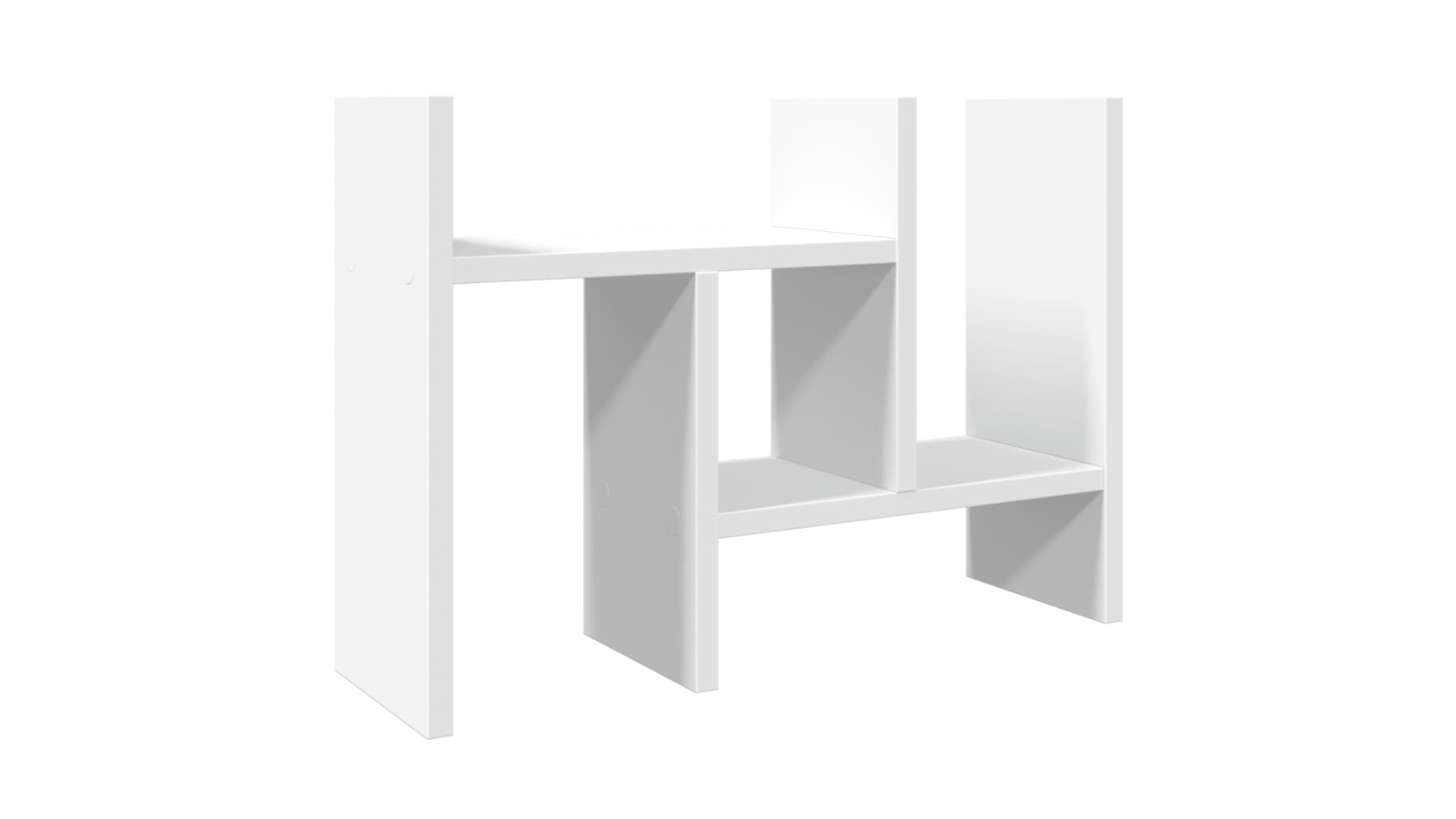 vidaXL White Engineered wood Desk Organiser - 34.5 x 15.5 x 35.5cm
