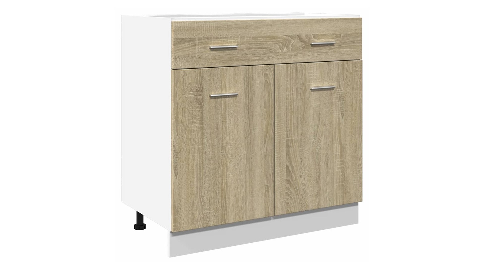 vidaXL Sonoma Oak Engineered Wood 80 x 46 x 81.5cm Lyon Drawer Bottom Cabinet