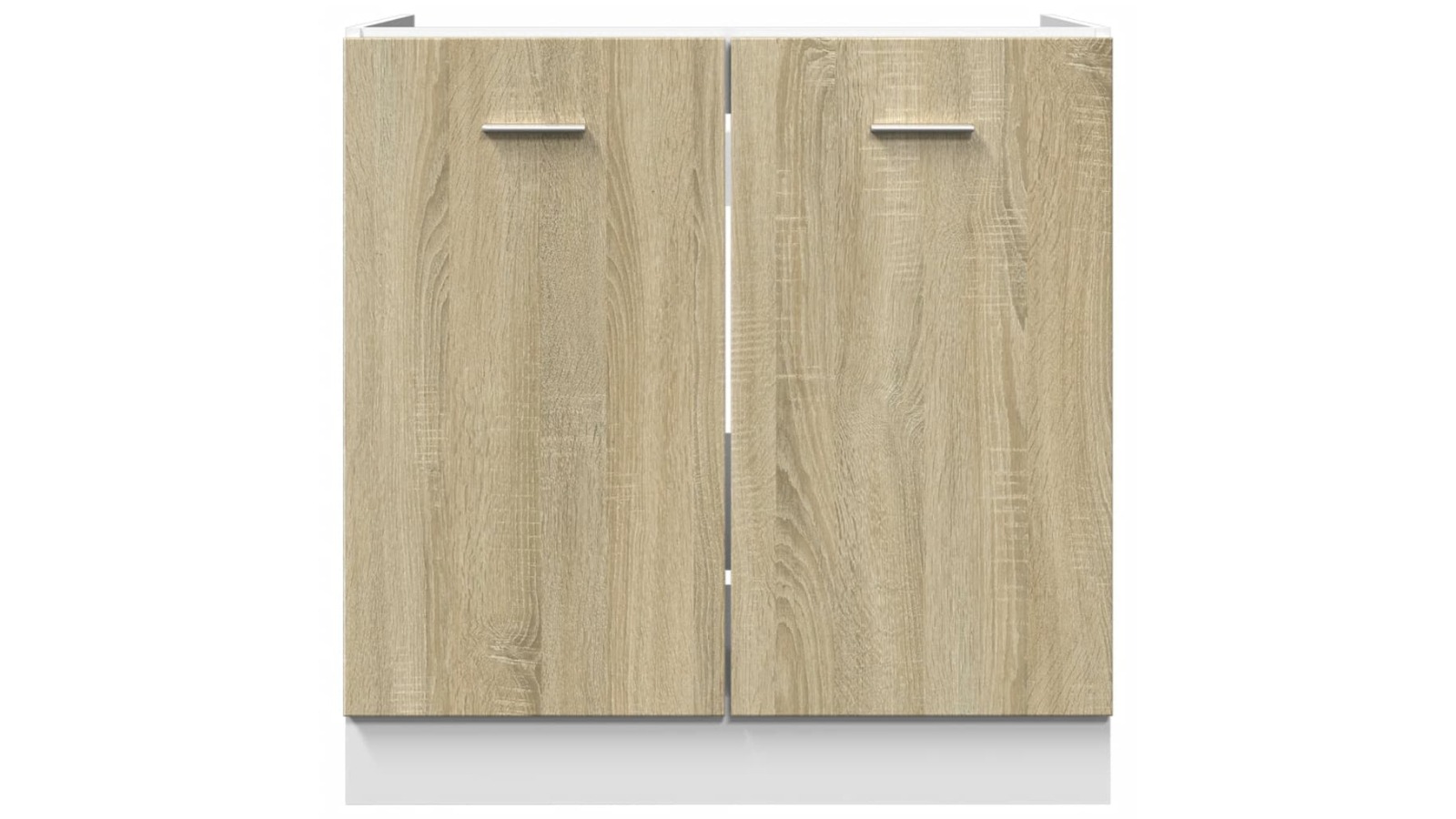 vidaXL Sonoma Oak Engineered Wood 80 x 46 x 81.5cm Lyon Bottom Cabinet
