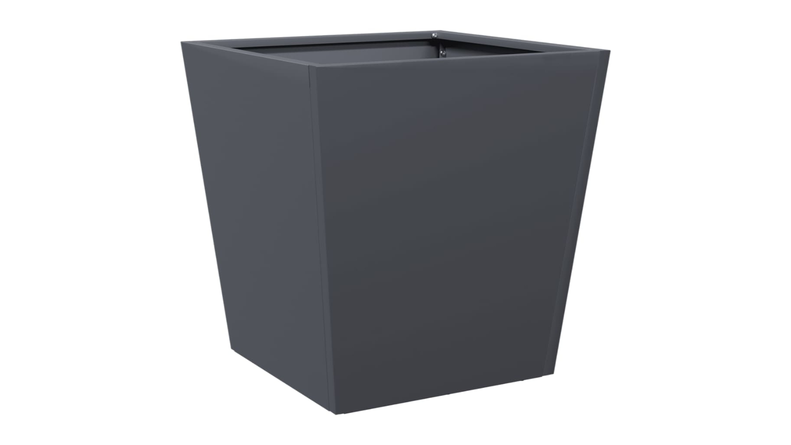 vidaXL 40 x 40 x 40cm Steel Garden Planter - Anthracite