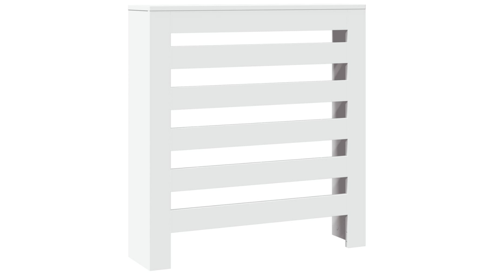 vidaXL White Engineered Wood Radiator Cover - 78 x 20 x 82cm