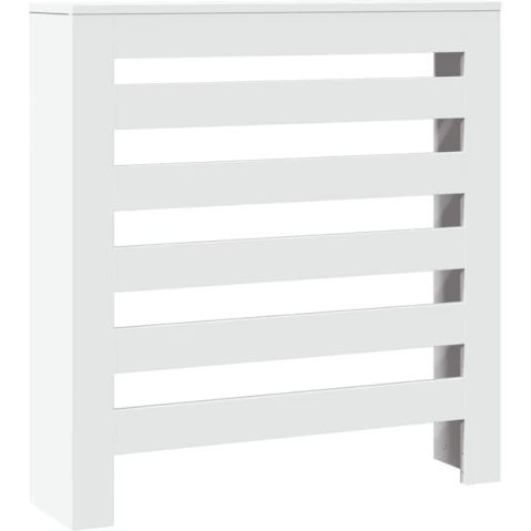 vidaXL White Engineered Wood Radiator Cover
