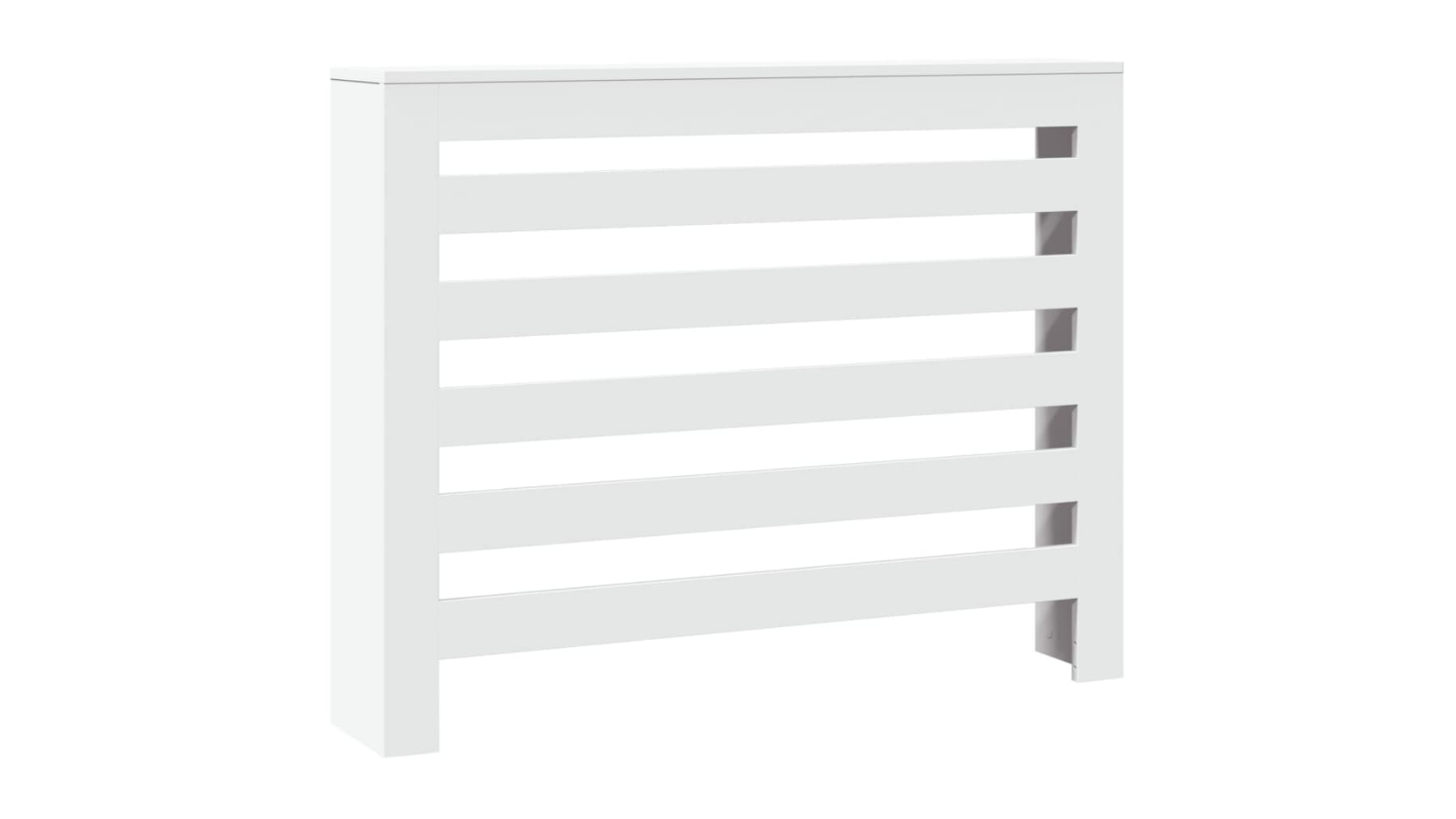 vidaXL White Engineered Wood Radiator Cover - 104 x 20 x 82cm