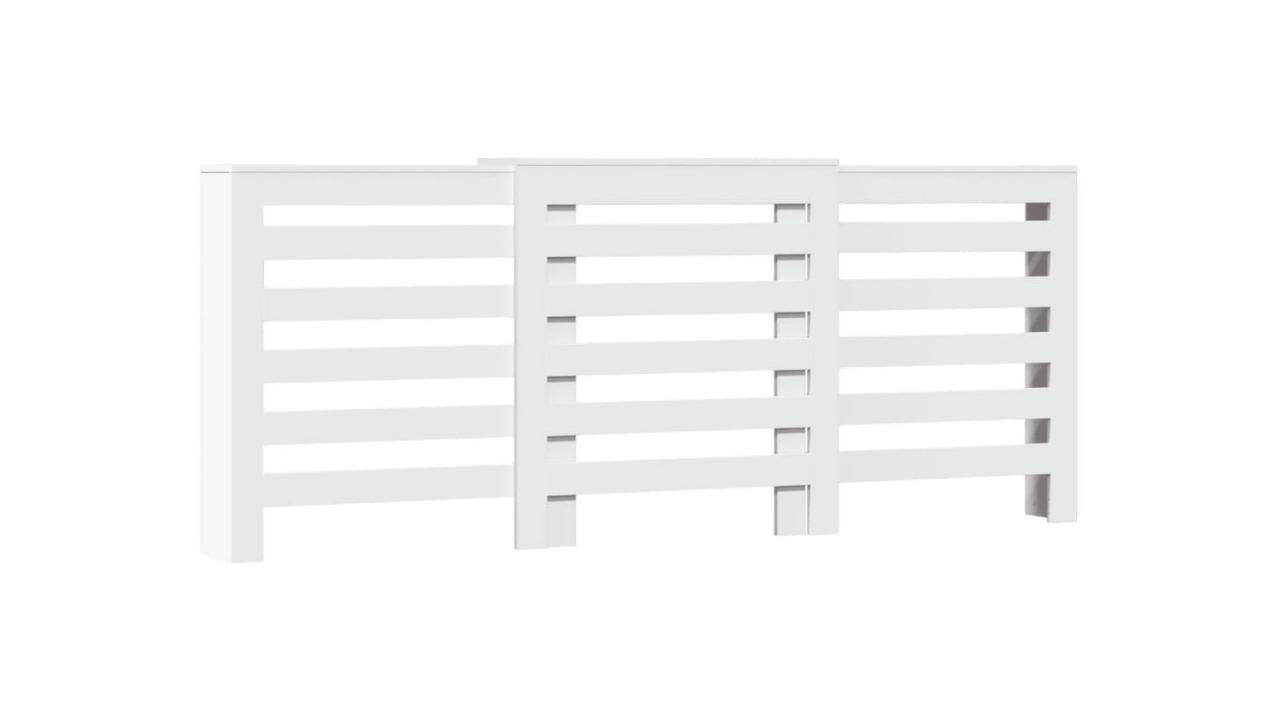 vidaXL White Engineered Wood Radiator Cover - 205 x 21.5 x 83.5cm