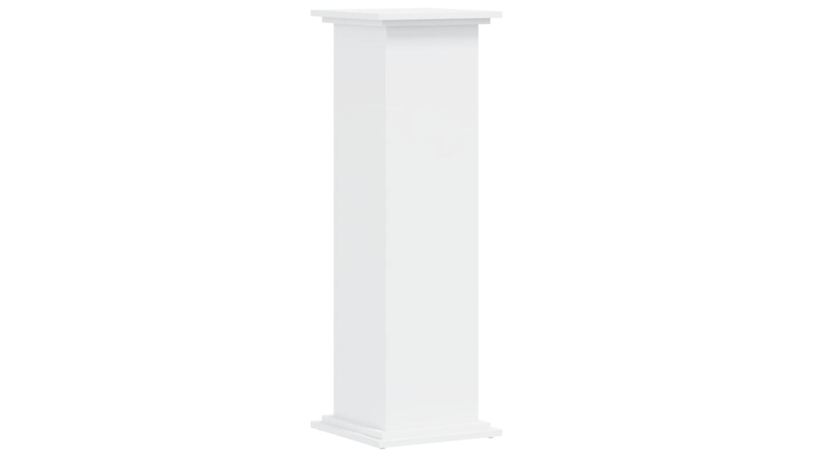 vidaXL White Engineered Wood 33 x 33 x 100cm Plant Stand