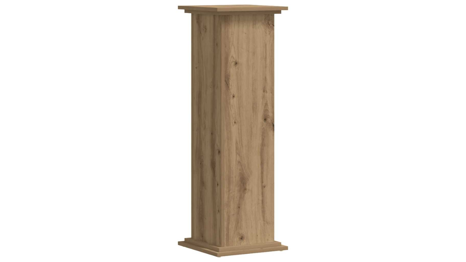 vidaXL Artisan Oak Engineered Wood 33 x 33 x 100cm Plant Stand
