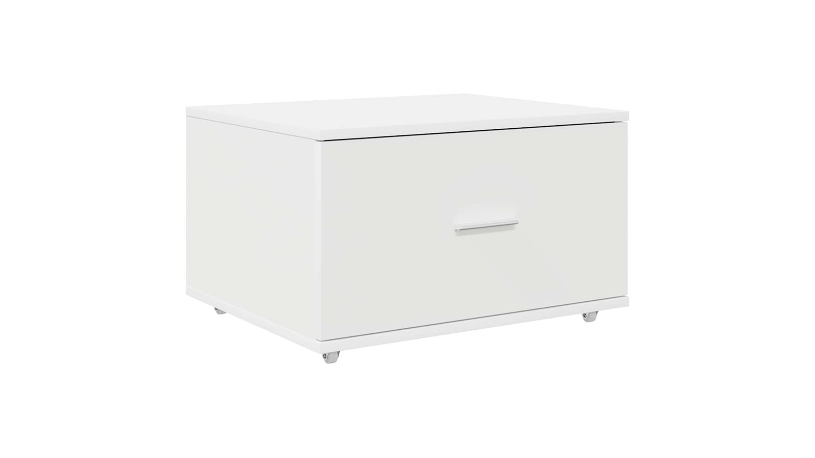 vidaXL White Engineered Wood 55 x 45 x 33.5cm Drawer Cabinet