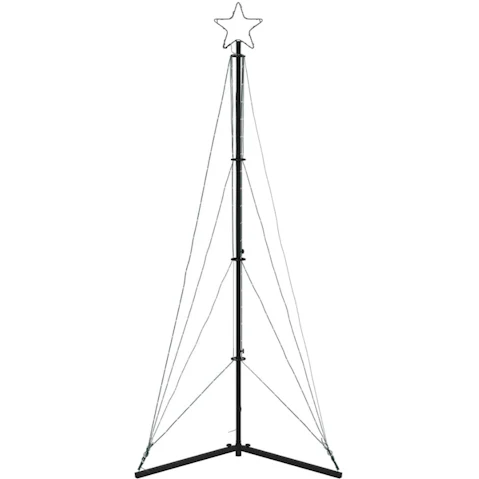 vidaXL Cold White 363 LED Christmas Tree - 182cm
