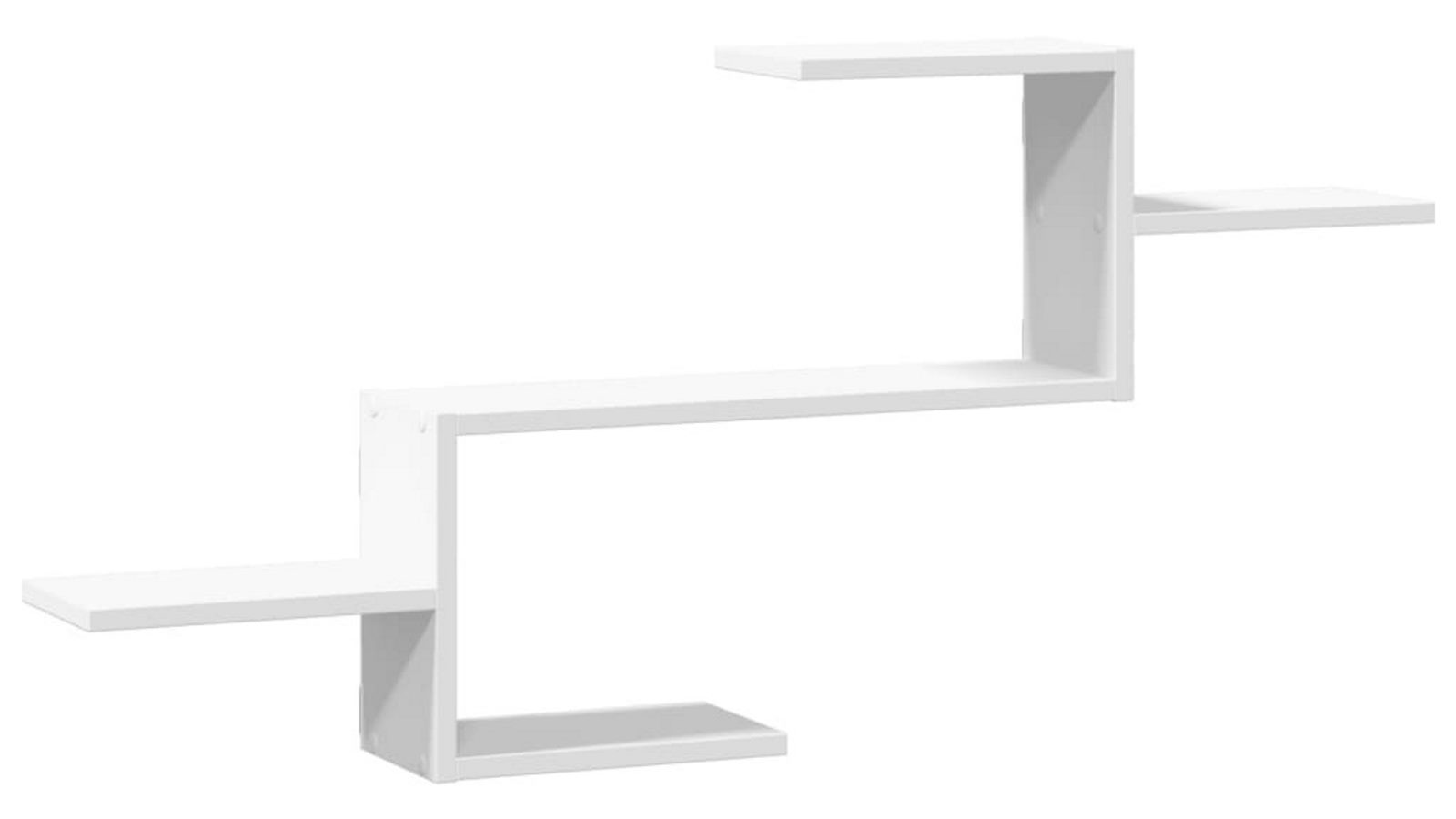 vidaXL 104 x 15 x 49cm Engineered Wood Wall Shelf - White