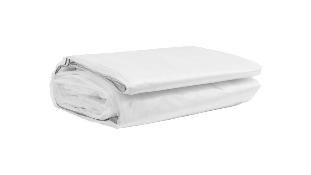 vidaXL Polyethylene Clear Tarpaulin with Eyelet
