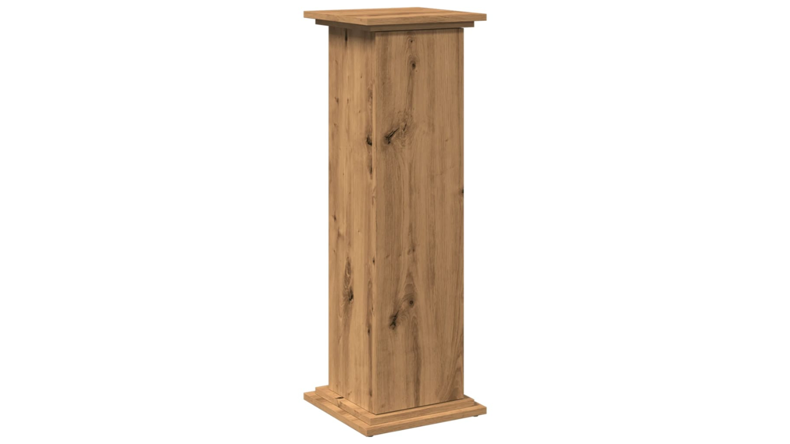 vidaXL Engineered Wood 31 x 30 x 90cm Display Stand with Storage - Artisan Oak