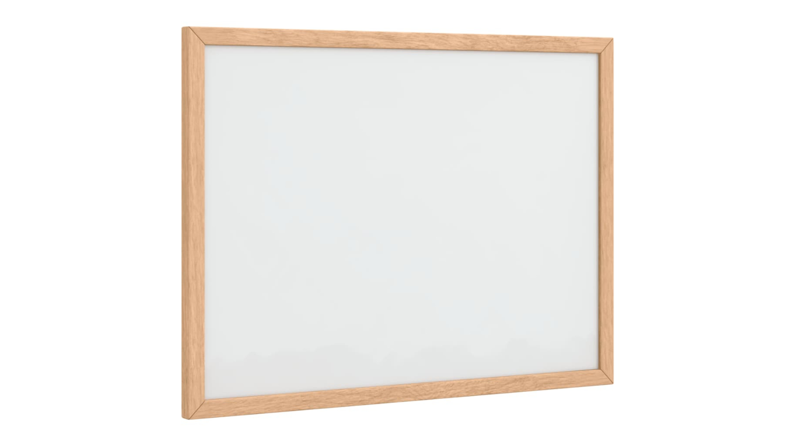 vidaXL Magnetic Whiteboard with Solid Pine Wood Frame - 40 x 30cm