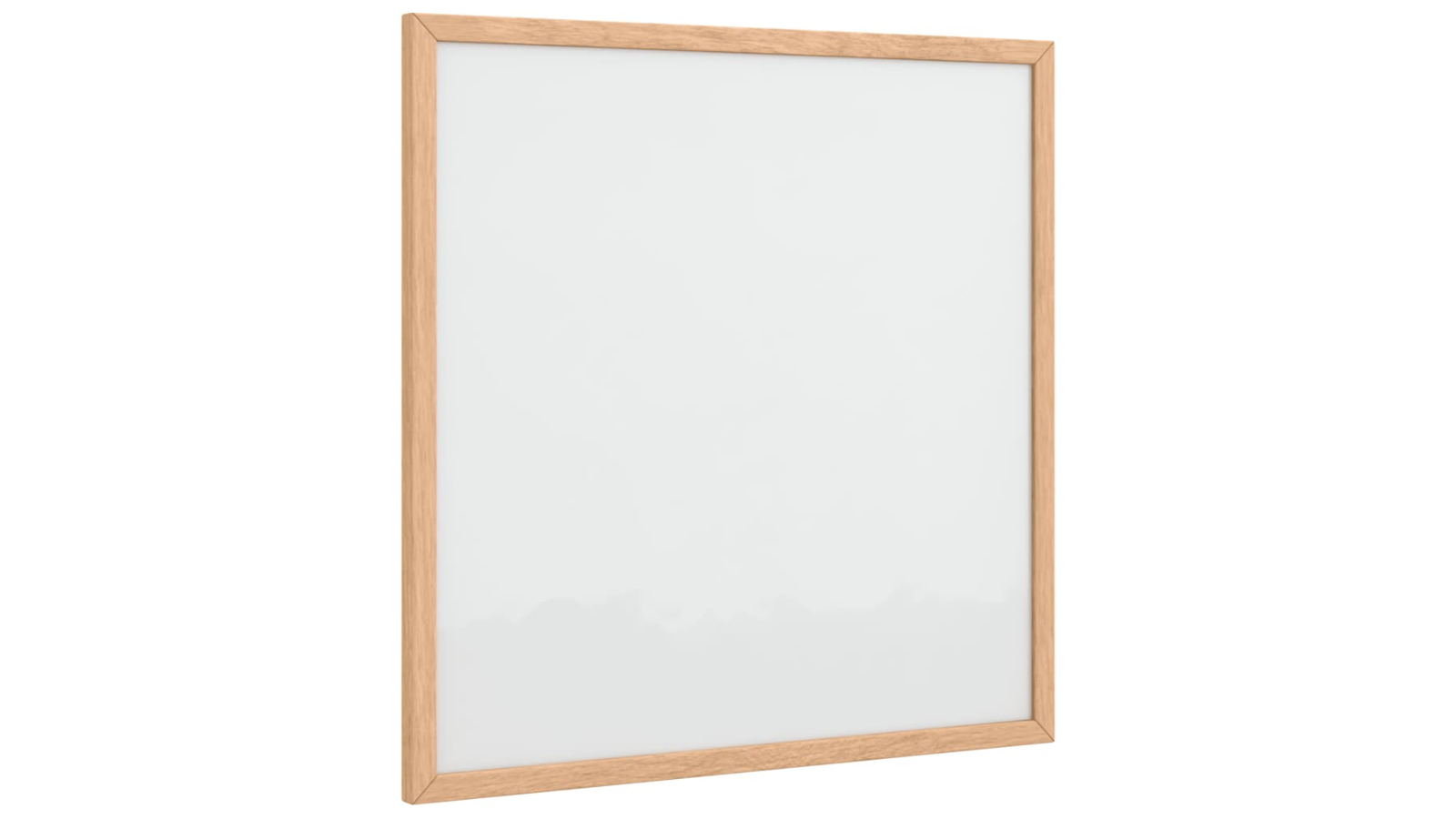 vidaXL Magnetic Whiteboard with Solid Pine Wood Frame - 40 x 40cm