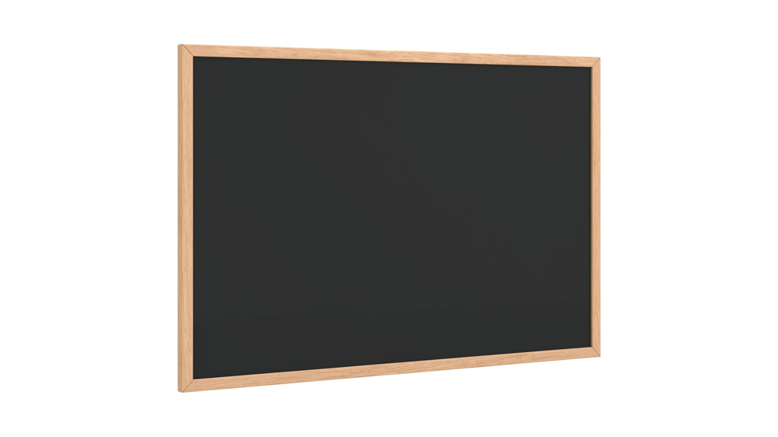 vidaXL Black Chalkboard with Solid Pine Wood Frame - 60 x 40cm