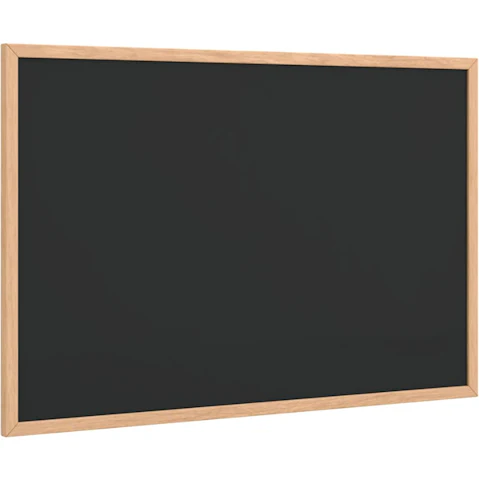 vidaXL Black Chalkboard with Solid Pine Wood Frame - 60 x 40cm