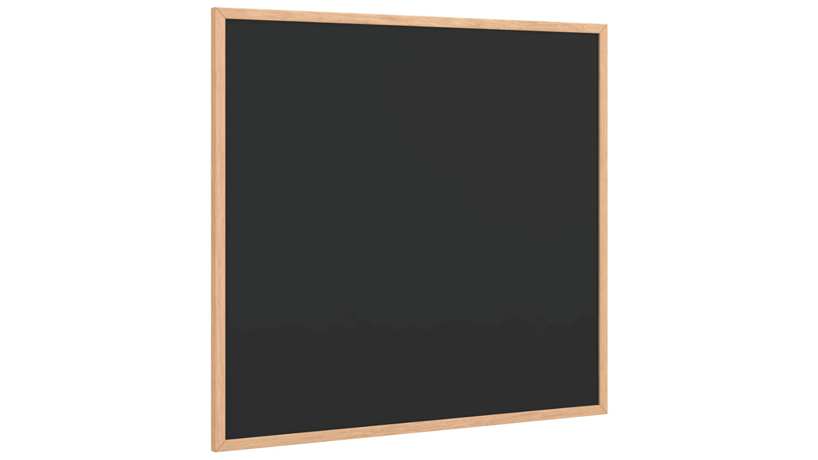 vidaXL Black Chalkboard with Solid Pine Wood Frame - 60 x 55cm