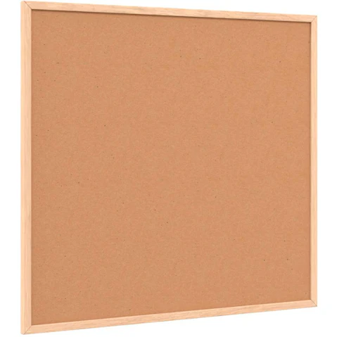 vidaXL Solid Pine Wood Frame Cork Board - 60 x 55cm