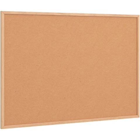 vidaXL Solid Pine Wood Frame Cork Board - 80 x 55cm