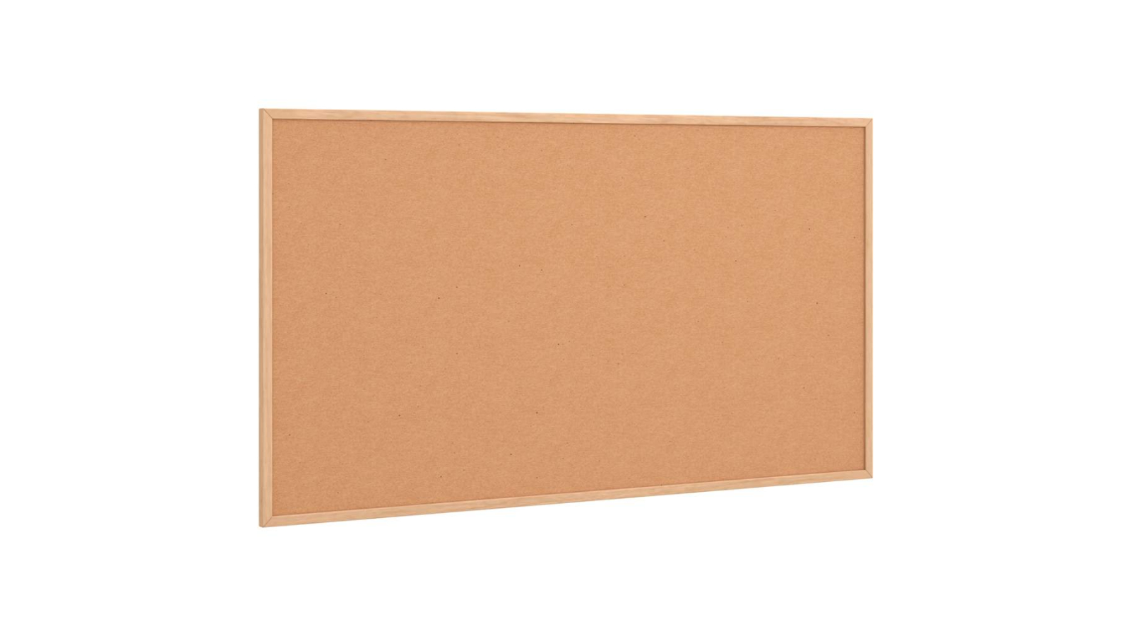 vidaXL Solid Pine Wood Frame Cork Board - 100 x 55cm