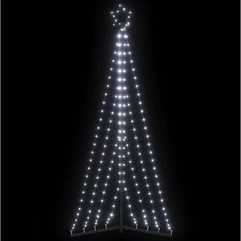 vidaXL 339 Cold White Christmas Tree LED Light