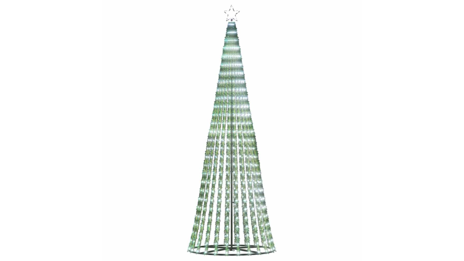 vidaXL LED Christmas Tree 475 LEDs Cold White - 250cm