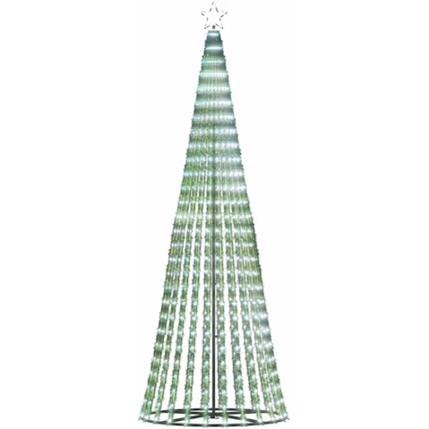 vidaXL LED Christmas Tree 475 LEDs Cold White - 250cm