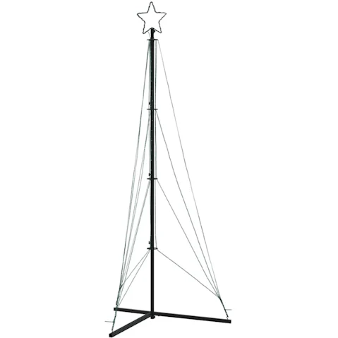 vidaXL LED Christmas Tree 483 LEDs Warm White - 240cm