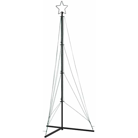 vidaXL LED Christmas Tree 483 LEDs Cold White - 240cm